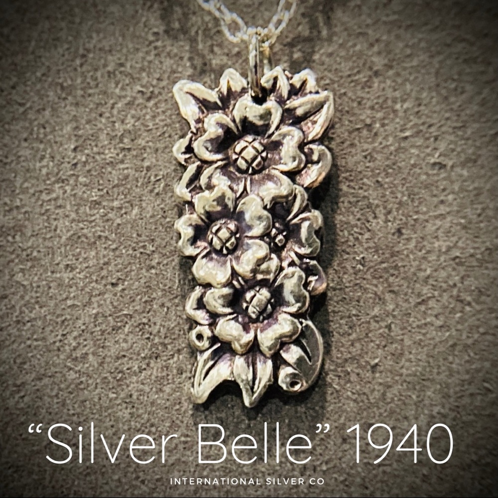 Silver Spoon Necklace “Silver Belle” 1940